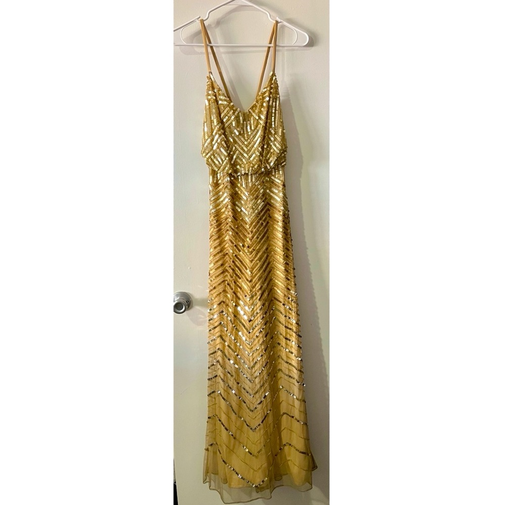 Gold Sequin Dress